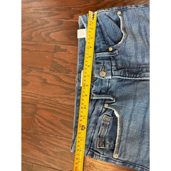 Good American good legs crop mini boot 30 in indigo - Picture 10 of 14